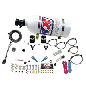 Dodge Viper Nitrous Oxide Kit - Nitrous Express - EFI Dual Nozzle (100-300HP) w/10lb Bottle - `08-`10